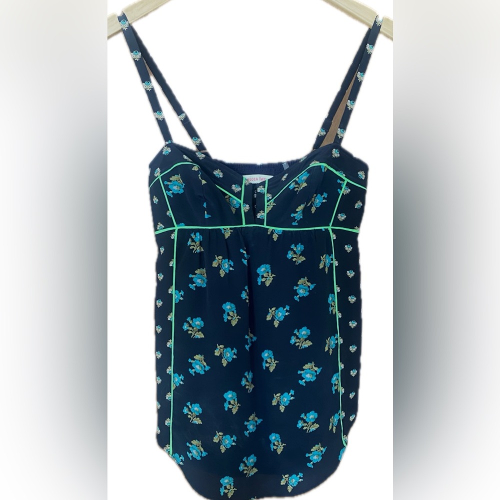 Rebecca Taylor y2k silk top